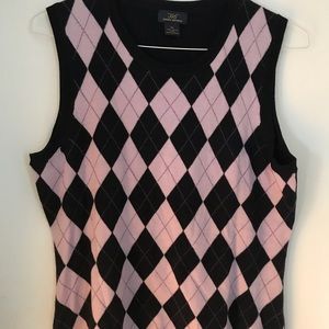 Argyle vest from Brooks Brothers- 100% merino wool